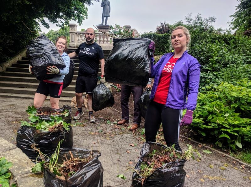 Other image for Grace and favour as running group carry out odd jobs